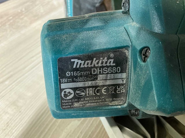 2025 makita dhs680 cirkelzaagmachine - afbeelding 3 van  6