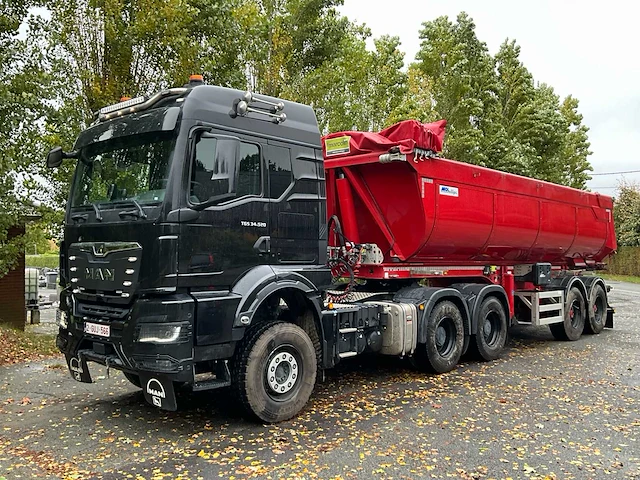 2025 man tgs 34.520 vrachtwagen met kipper - afbeelding 33 van  111