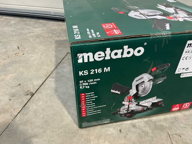2025 metabo ks 216m afkortcirkelzaagmachine - afbeelding 3 van  5