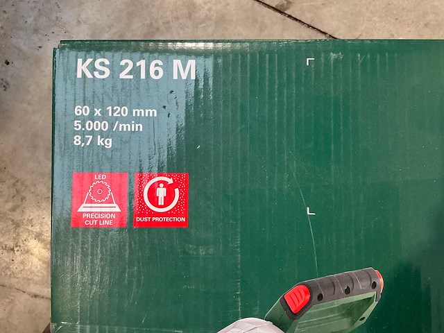 2025 metabo ks 216m afkortcirkelzaagmachine - afbeelding 5 van  5