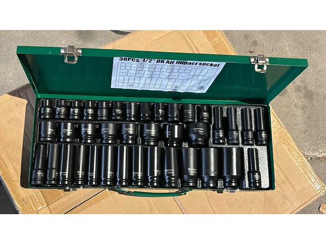 2025 metallo 1/2 dr impact doppenset (5x) - afbeelding 1 van  5
