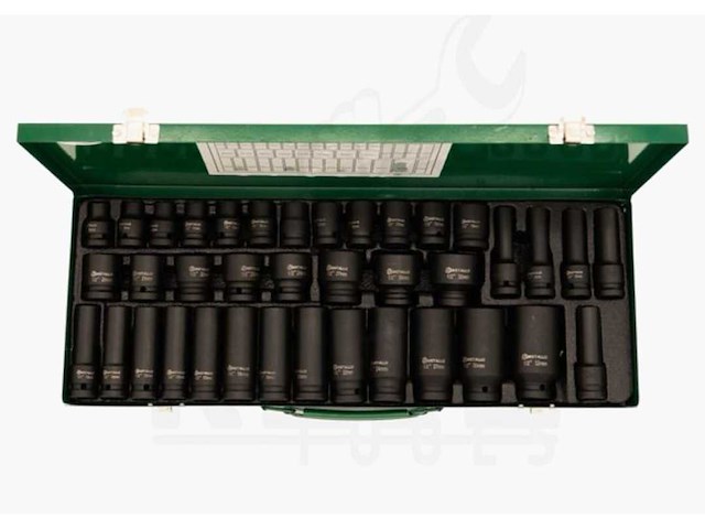 2025 metallo 1/2 dr impact doppenset (5x) - afbeelding 2 van  5