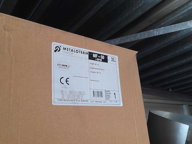 2025 metaloterm ontop onderdelen rookgasafvoersysteem - afbeelding 1 van  4