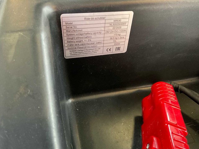 2025 noblelift nr530 schoonmaakwagen ongebruikt! nieuw!! - afbeelding 8 van  10