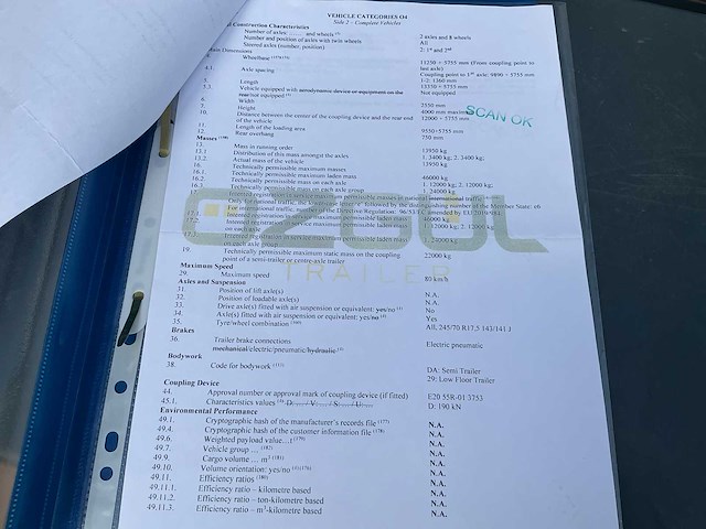 2025 ozgul treyler lw229 oplegger - dieplader - lowbed - afbeelding 22 van  30