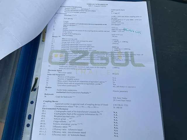 2025 ozgul treyler lw229 oplegger - dieplader - lowbed - afbeelding 22 van  30