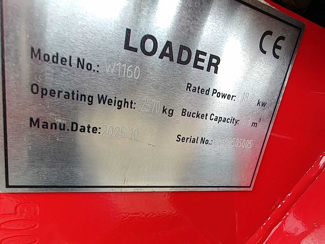 2025 panther w25 (kubota) miniloader - afbeelding 15 van  19