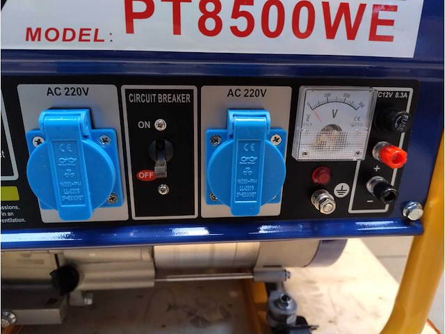 2025 powergenerator pt8500w stroomgenerator (2x) - afbeelding 9 van  11