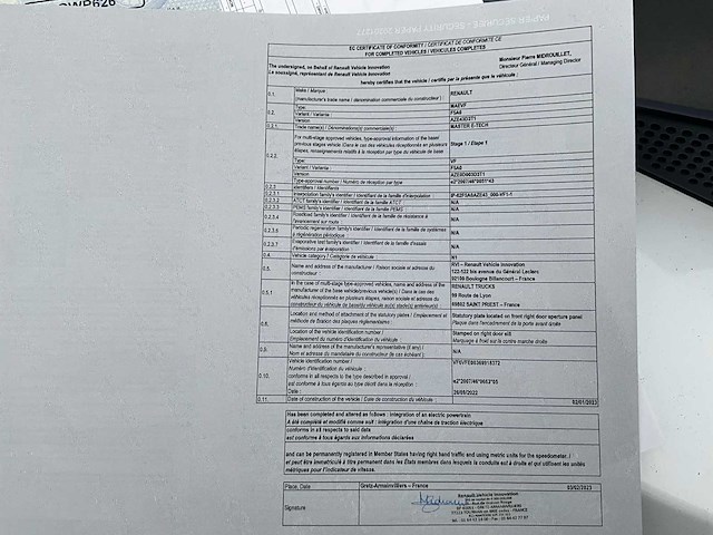2025 renault master l2h2 full electric e-tech camionette electrisch - afbeelding 42 van  44