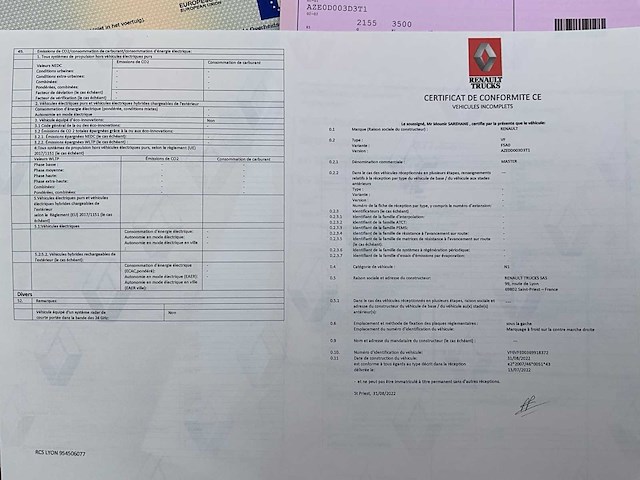 2025 renault master l2h2 full electric e-tech camionette electrisch - afbeelding 39 van  44