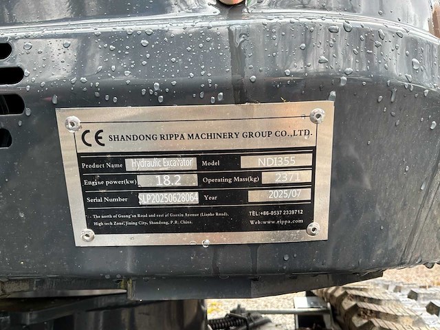 2025 rippa r32 rupsgraafmachine - afbeelding 30 van  37