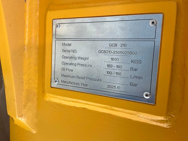 2025 sewoomic gcb210s hydraulische sloophamer - afbeelding 3 van  3