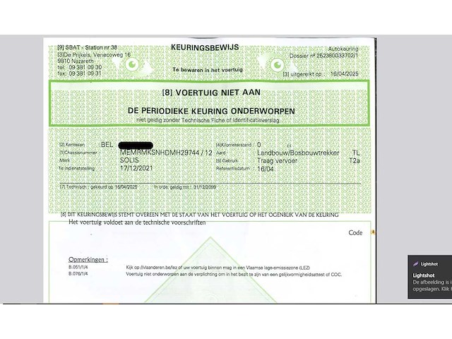 2025 solis - hst26 compacte tractor - afbeelding 5 van  8