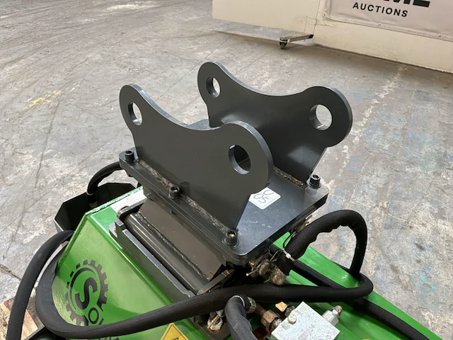 2025 solmek bm 800 hydraulische klepelmaaier voor minigraafmachine (ongebruikt) - afbeelding 11 van  12
