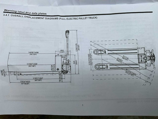 2025 stapelaar electrisch 2 ton - ongebruikt - lithium - afbeelding 2 van  11
