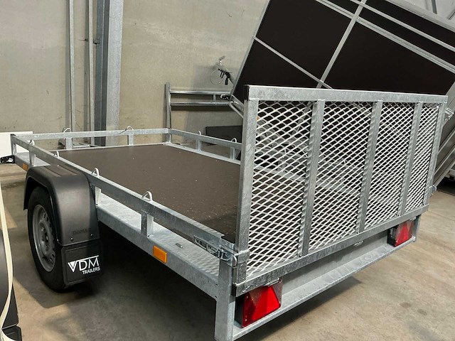 2025 vdm trailers eao1 aanhangwagen *ongebruikt/garantie* - afbeelding 2 van  9