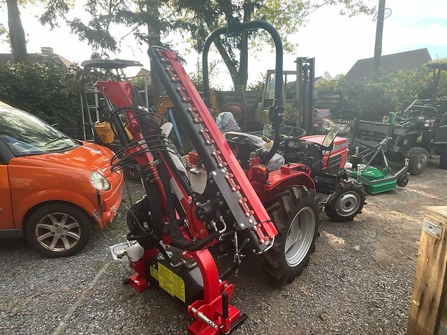 2025 vst fieldtrac 180d 4wd minitractor met voorlader en bel-agro hrts130 schijveneg - afbeelding 12 van  26