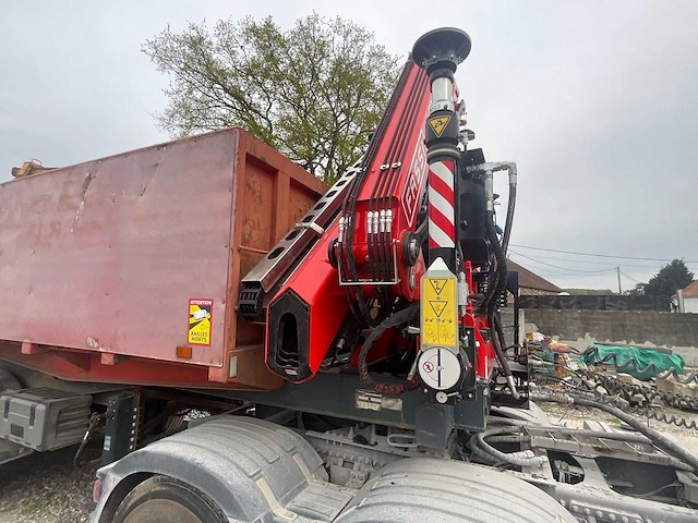2025 wabco tipper met fassi f235 /sk18/25 kraan – semi-oplegger kiep - afbeelding 11 van  19