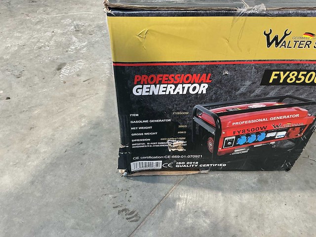 2025 walter stahl fy8500w stroomgenerator - afbeelding 4 van  5