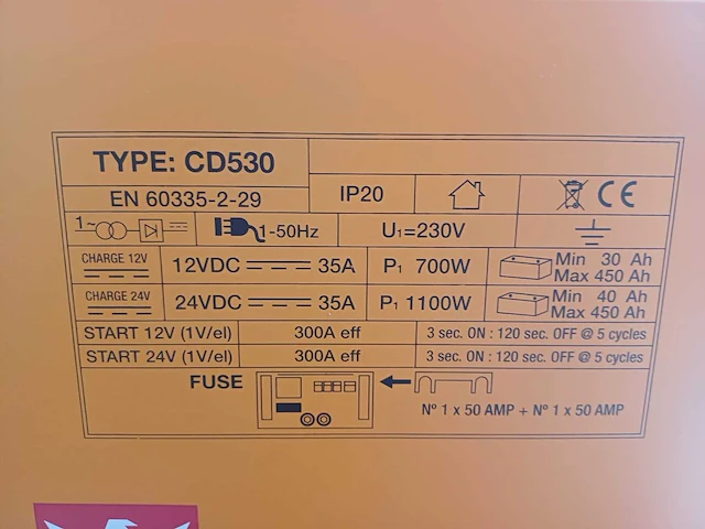 2025 widmann cd 530 booster/charger - afbeelding 3 van  7