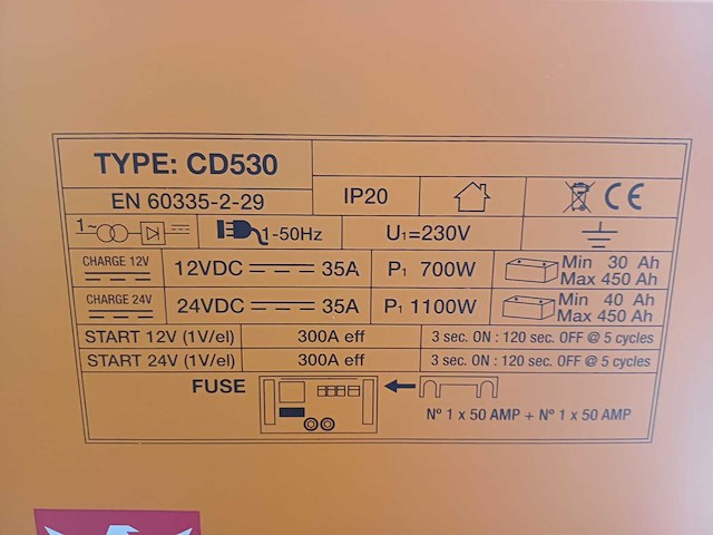 2025 widmann cd 530 booster/charger - afbeelding 5 van  5