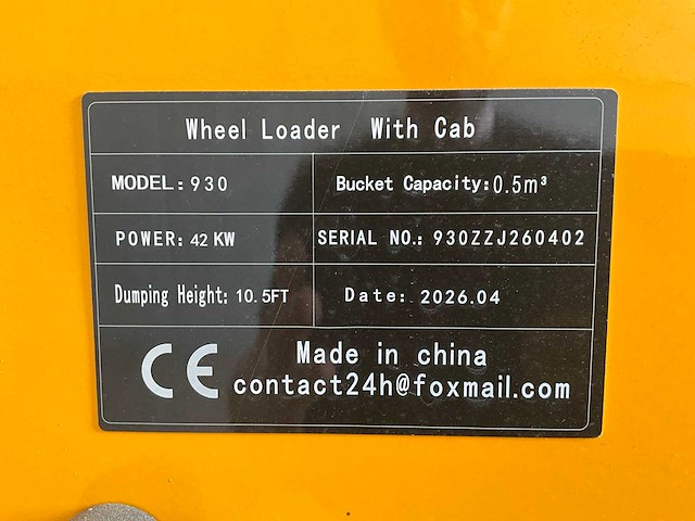2026 captok 930 wiellader - afbeelding 5 van  18