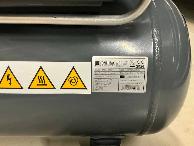 2026 contimac cm 250/8/24 w luchtcompressor - afbeelding 4 van  4