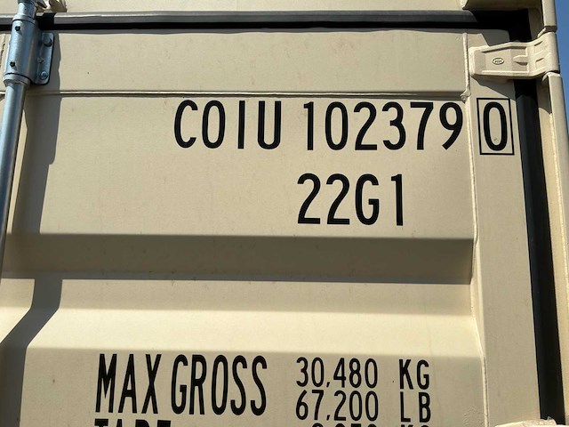 2026 cxic 20ft dry van shipping container (iso 22g1) - afbeelding 2 van  12