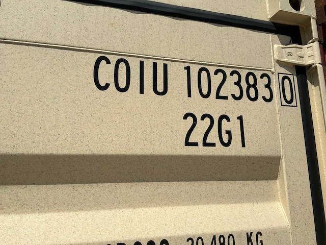 2026 cxic 20ft dry van shipping container (iso 22g1) - afbeelding 12 van  12