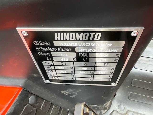 2026 hinomoto hm3025 - minitractor - afbeelding 7 van  12