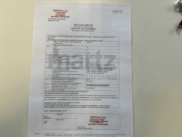 2026 martz autotransporter aanhangwagen *ongebruikt/garantie* - afbeelding 6 van  6