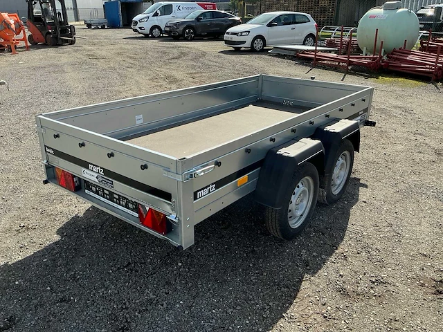 2026 martz basic 264/2 kipp - bakwagen 264 x 126 - 750kg - aanhangwagen - dubbelas - afbeelding 10 van  14