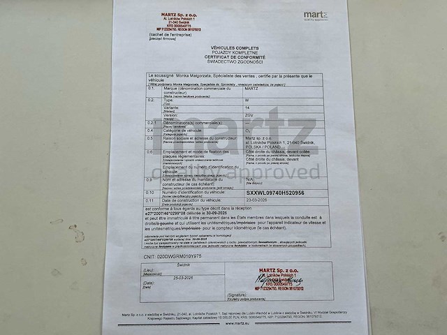 2026 martz machinetransporter - afbeelding 9 van  9