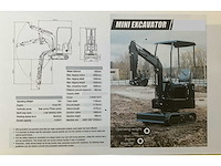 2026 minigraafmachine 1000kg met garantie - afbeelding 4 van  12