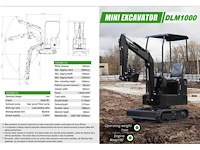 2026 nuoman minigraafmachine 1000kg - 2 jaar garantie - afbeelding 16 van  16