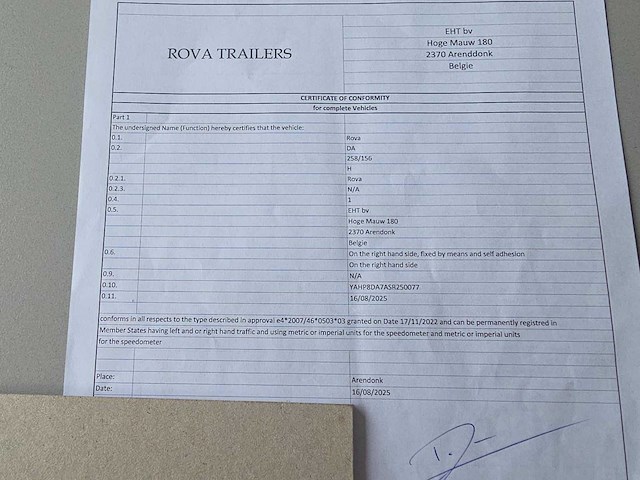 2026 rova trailersfo aanhangwagen - afbeelding 9 van  9