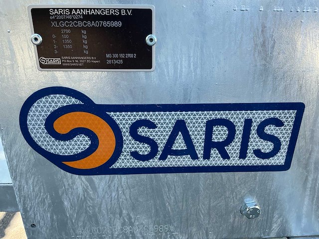 2026 saris c2c aanhangwagen machinetransporter *ongebruikt/garantie* - afbeelding 13 van  13