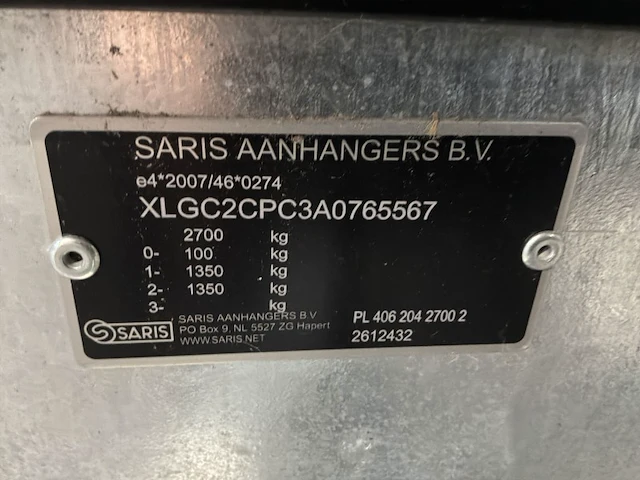 2026 saris geremde aanhangwagen (ongebruikt) - afbeelding 3 van  13