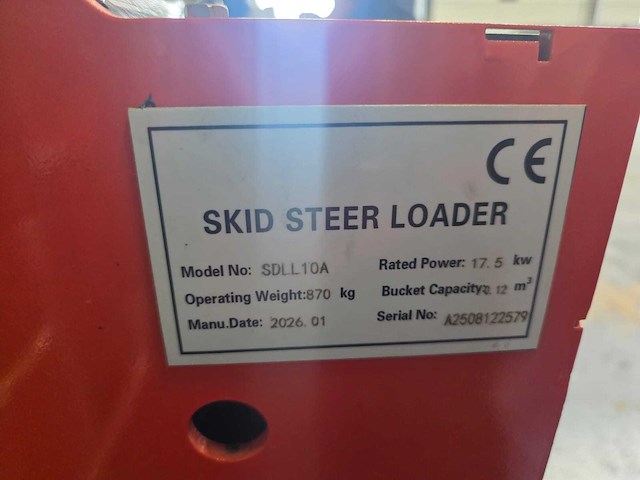 2026 skidsteer sldl 110 rupsgraafmachine - afbeelding 4 van  4