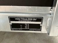 2026 vdm aanhangwagen *ongebruikt/garantie* - afbeelding 9 van  10