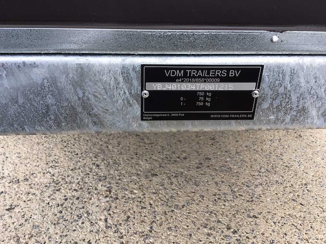 2026 vdm bagagetrailer - afbeelding 9 van  10