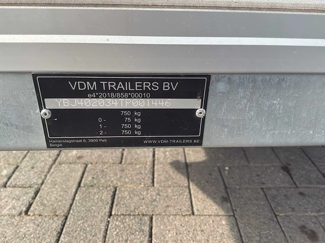 2026 vdm bgb dao1 aanhangwagen - afbeelding 4 van  18