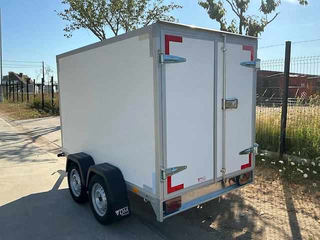 2026 vdm trailers gesloten opbouw aanhangwagen *ongeremd - nieuw* - afbeelding 6 van  12