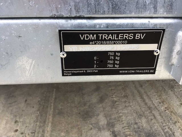 2026vdm aanhangwagen aanhangwagen aanhangwagen aanhangwagen - afbeelding 2 van  10