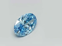 2,03 ct ovaal geslepen lichtblauwe topaas – gletscherblauw - afbeelding 2 van  4