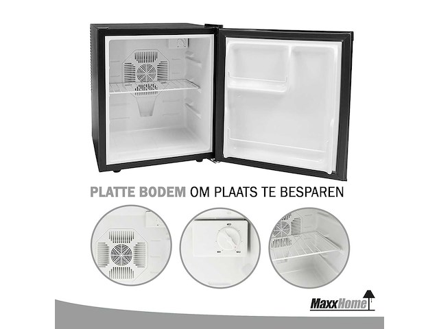 20306 - maxxhome mini koelkast - 42 liter - zwart - afbeelding 5 van  6