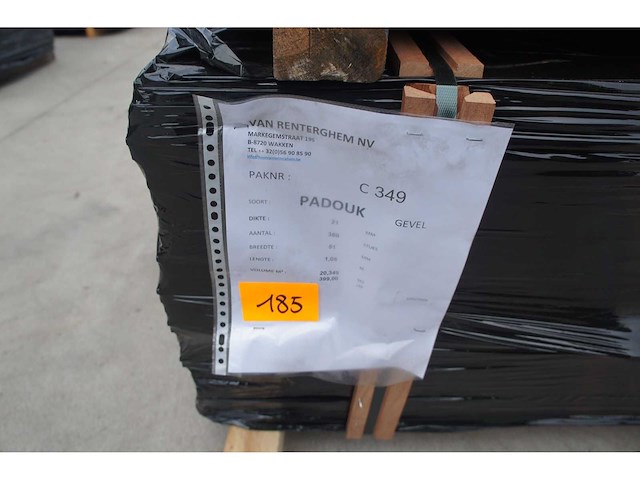 20,35 m² padouk gevelbekleding - afbeelding 5 van  5