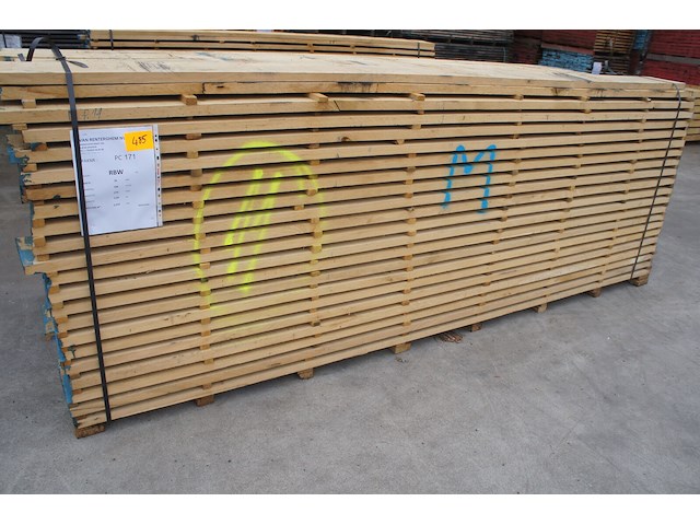 2,04 m³ eiken planken 30mm - afbeelding 1 van  3