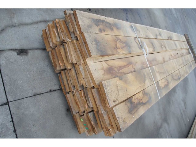 2,08 m³ eiken planken 30mm droog - afbeelding 3 van  4