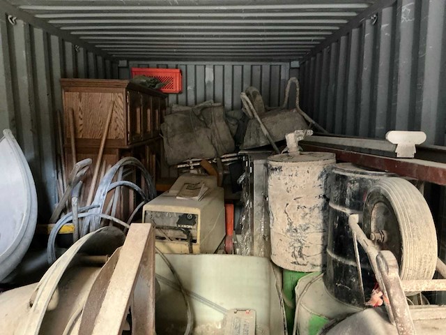 20ft opslagcontainer met inhoud - afbeelding 11 van  12